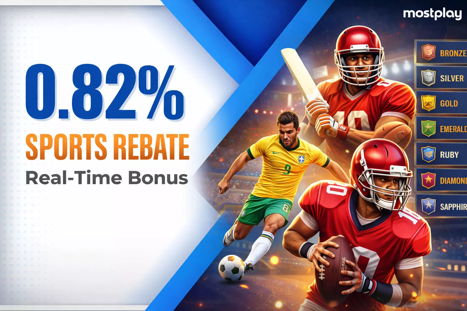 0.82% Real-Time Sports Rebate