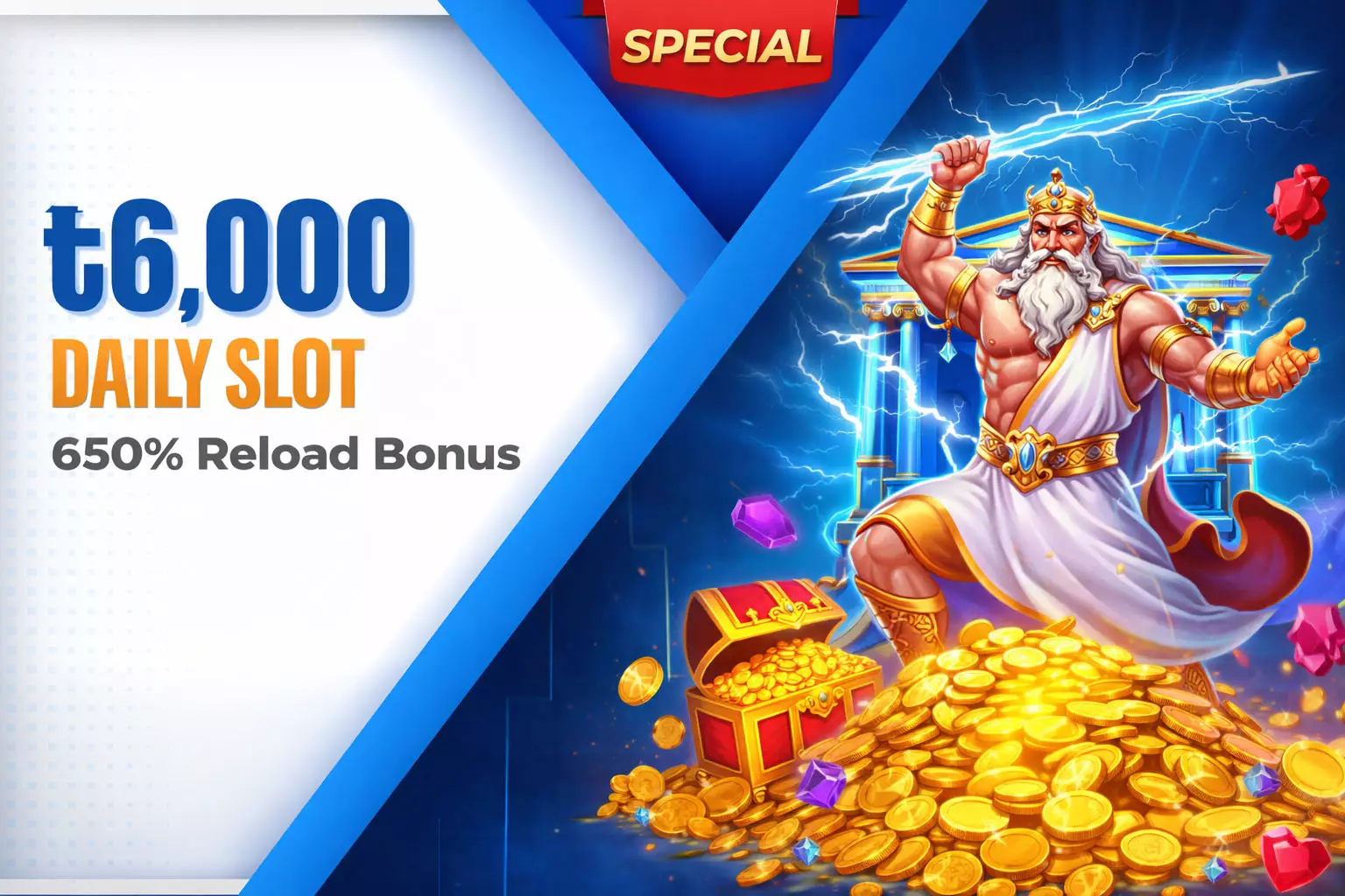 Daily 650% Slots Boost