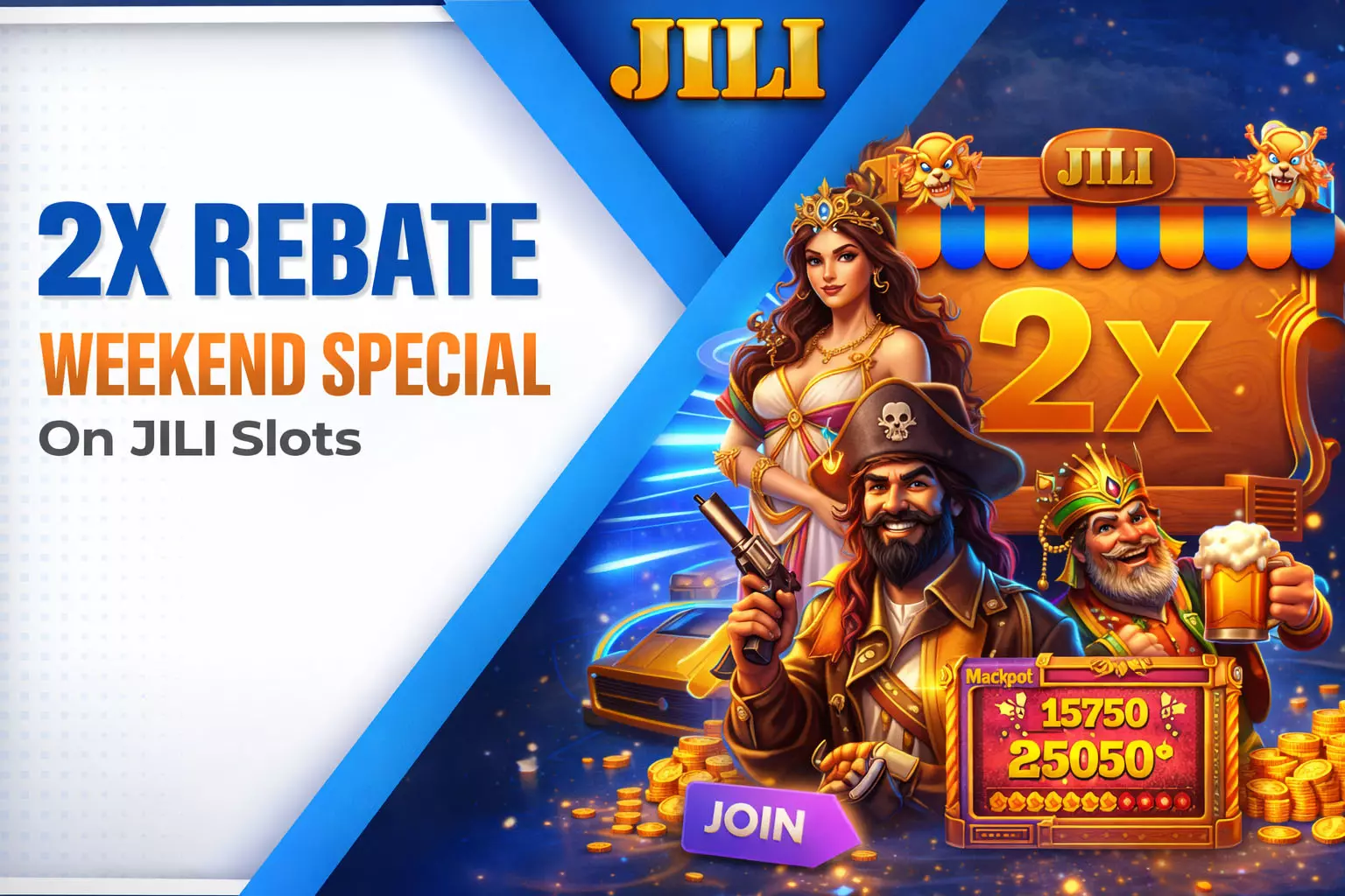 2X JILI Weekend Rebate Bonus!